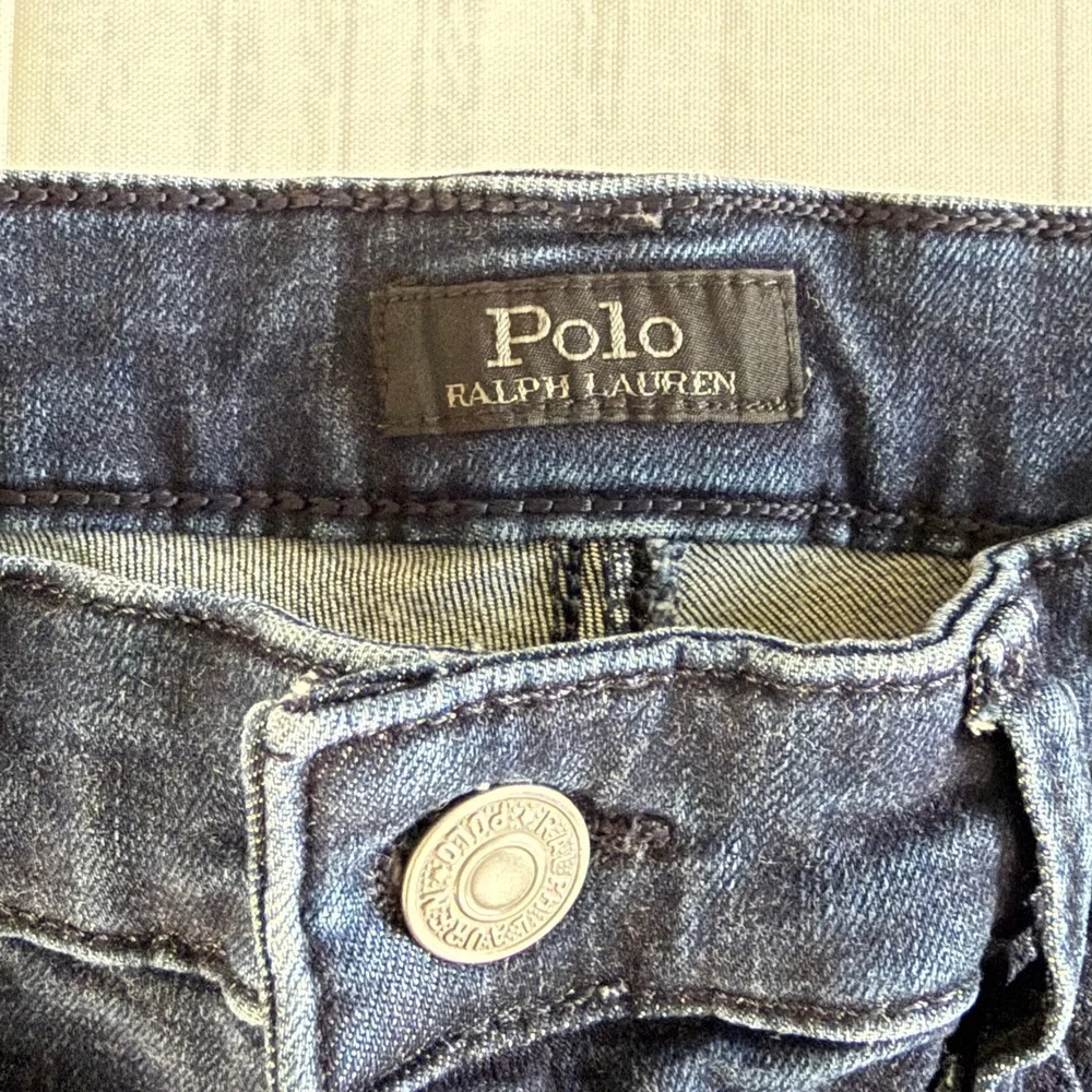 Polo Ralph Lauren Girls Skinny Jeans Dark Wash Blue Denim XL 16 RN 41381